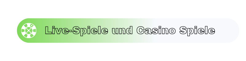Live-Spiele und Casino Spp